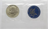 UNITED STATES OF AMERICA SET SILVER DOLLAR 1974 S TOKEN -
