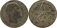 DENMARK 4 SKILLING FREDERIK VII. (1848-1863) -