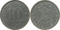 ERSATZMÜNZEN DES 1. WELTKRIEGS 10 PFENNIG ZINK -