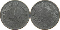 ERSATZMÜNZEN DES 1. WELTKRIEGS 10 PFENNIG ZINK -