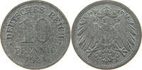 ERSATZMÜNZEN DES 1. WELTKRIEGS 10 PFENNIG ZINK -