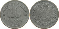 ERSATZMÜNZEN DES 1. WELTKRIEGS 10 PFENNIG ZINK -