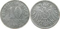 ERSATZMÜNZEN DES 1. WELTKRIEGS 10 PFENNIG ZINK -
