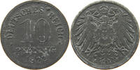 ERSATZMÜNZEN DES 1. WELTKRIEGS 10 PFENNIG ZINK DEZENT -