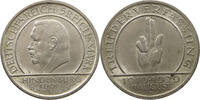 WEIMARER REPUBLIK 5 MARK Schwurhand -