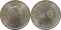 NETHERLANDS ANTILLES 1/4 GULDEN -