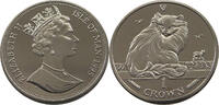 ISLE OF MAN 1 CROWN ELIZABETH II. (1952-2022) CAT -