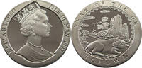 ISLE OF MAN 1 CROWN ELIZABETH II. (1952-2022) YEAR OF OX -