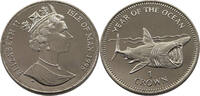 ISLE OF MAN 1 CROWN ELIZABETH II. (1952-2022) YEAR OF OCEAN -