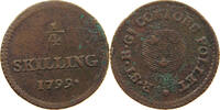 SWEDEN 1/4 SKILLING GUSTAV IV. ADOLF (1792-1809) -