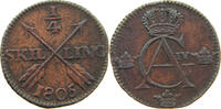 SWEDEN 1/4 SKILLING GUSTAV IV. ADOLF (1792-1809) -