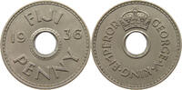 FIJI 1 PENNY GEORGE V. (1910-1936) -