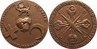 FRANCE MEDAL Jacques Devigne Red Cross Crescent Bronze -