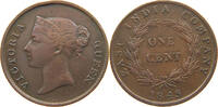 STRAITS SETTLEMENTS 1 CENT VICTORIA (1837-1901) EAST INDIA COMPANY -