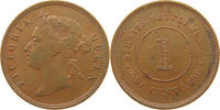 STRAITS SETTLEMENTS 1 CENT VICTORIA (1837-1901) -