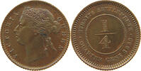 STRAITS SETTLEMENTS 1/4 CENT VICTORIA (1837-1901) -