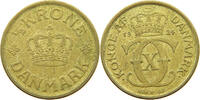 DENMARK 1/2 KRONE CHRISTIAN X. (1912-1947) -