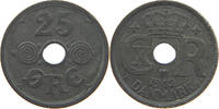 DENMARK 25 ÖRE CHRISTIAN X. (1912-1947) -