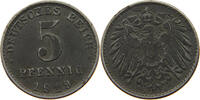 ERSATZMÜNZEN DES 1. WELTKRIEGS 5 PFENNIG DIE ERROR -