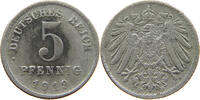 ERSATZMÜNZEN DES 1. WELTKRIEGS 5 PFENNIG OFF CENTER -