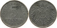 ERSATZMÜNZEN DES 1. WELTKRIEGS 5 PFENNIG -