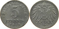 ERSATZMÜNZEN DES 1. WELTKRIEGS 5 PFENNIG DIE ERROR -