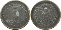ERSATZMÜNZEN DES 1. WELTKRIEGS 5 PFENNIG DIE ERROR -