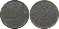 ERSATZMÜNZEN DES 1. WELTKRIEGS 5 PFENNIG -