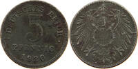 ERSATZMÜNZEN DES 1. WELTKRIEGS 5 PFENNIG DIE ERROR -