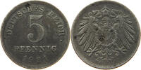 ERSATZMÜNZEN DES 1. WELTKRIEGS 5 PFENNIG -