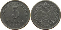 ERSATZMÜNZEN DES 1. WELTKRIEGS 5 PFENNIG -