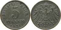 ERSATZMÜNZEN DES 1. WELTKRIEGS 5 PFENNIG DIE ERROR -