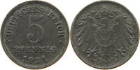 ERSATZMÜNZEN DES 1. WELTKRIEGS 5 PFENNIG DIE ERROR -