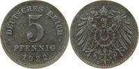 ERSATZMÜNZEN DES 1. WELTKRIEGS 5 PFENNIG OFF-CENTER -