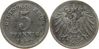 ERSATZMÜNZEN DES 1. WELTKRIEGS 5 PFENNIG OFF-CENTER -