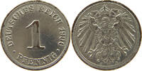 KAISERREICH 1 PFENNIG VERSILBERT -