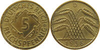 DRITTES REICH 5 REICHSPFENNIG DIE ERROR -