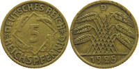 WEIMARER REPUBLIK 5 REICHSPFENNIG DIE ERROR -