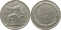 ITALY 1 LIRA VITTORIO EMANUELE III. (1900 - 1946) -