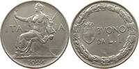 ITALY 1 LIRA VITTORIO EMANUELE III. (1900 - 1946) -