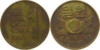 1 WON 1966 KOREA SOUTH RARE SS