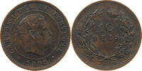 PORTUGAL 10 REIS CARLOS I. (1889-1908) -