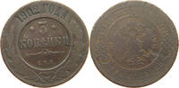 RUSSIA EMPIRE 3 KOPEKS NIKOLAUS II. (1894-1917) -