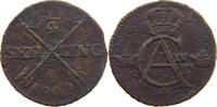 SWEDEN 1/4 SKILLING GUSTAV IV. ADOLF (1792-1809) -