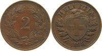 SCHWEIZ 2 RAPPEN -