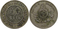 BRAZIL 50 REIS PEDRO II. (1831-1889) -