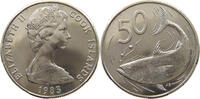COOK ISLANDS 50 CENTS ELIZABETH II. (1952-2022) -