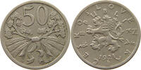 CZECHOSLOVAKIA 50 HALERU -