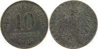 ERSATZMÜNZEN DES 1. WELTKRIEGS 10 PFENNIG EISEN -