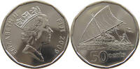 FIJI 50 CENTS ELIZABETH II. (1952-2022) -